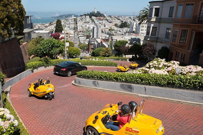 2HR Golden Gate Bridge and Lombard Loop GoCar Tour - Lombard Street From Inside the GoCar (What It Feels Like)