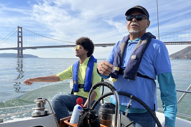 2hr. INTERACTIVE Sailing Experience on San Francisco Bay - The two-bridge possibility: Bay Bridge adds variety if timing allows