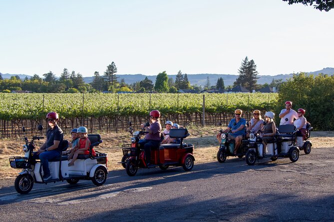 3 Hour Electric Trike Sunset Tour at Sonoma - Entering Sonoma Wine Country on an electric trike