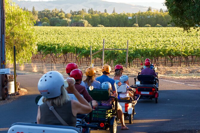 3 Hour Electric Trike Sunset Tour at Sonoma - Stop 1: Sonoma Wine Country ride for sunset views