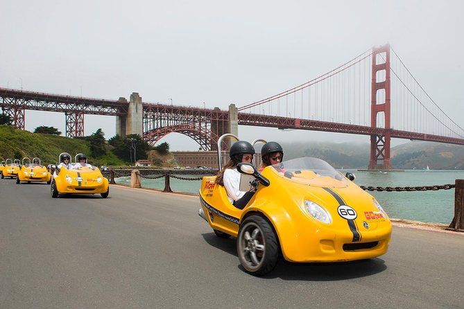 3HR Golden Gate Bridge and Golden Gate Park GoCar Tour - Stop-by-stop: Palace of Fine Arts to the Golden Gate Bridge area
