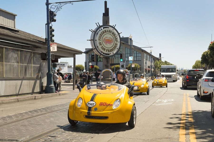 49 Mile GoCar Special - All Day For The Price Of 5 Hours - From Fisherman’s Wharf to the Marina District and Crissy Field