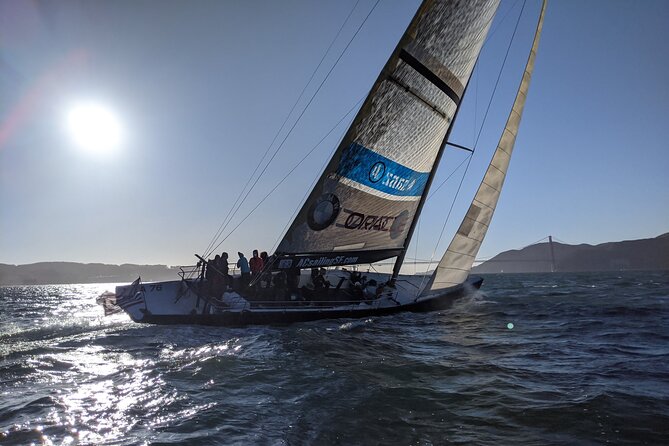 America's Cup Day Sailing Adventure on San Francisco Bay - Ferry Building from the water: the best kind of close-up