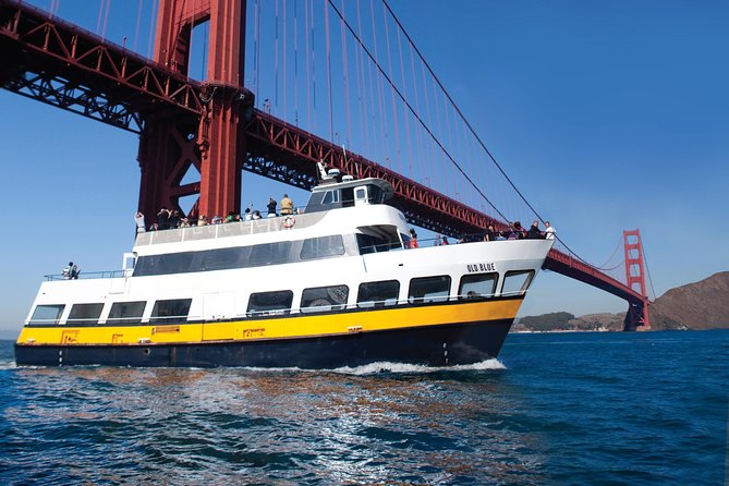 Escape from the Rock! Cruise around Alcatraz - Under the Golden Gate Bridge: the best kind of photo moment