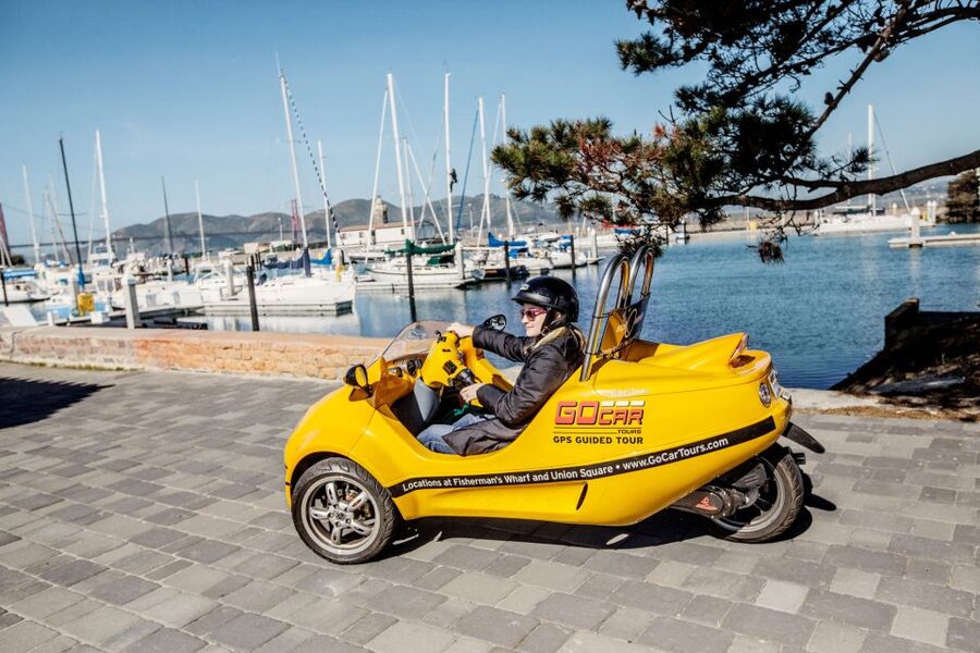 GoCar 3-Hour Tour of San Francisco's Parks and Beaches - Fisherman’s Wharf (15 minutes): quick baseline, then out to fresh air