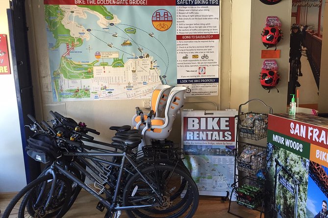 Golden Gate Bridge Bike Rentals - Very Close To The Bridge! - Golden Gate Bridge on Two Wheels: Bike Path, Photo Pull-Offs, Big Views