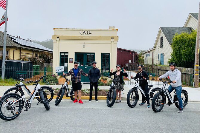 Half Moon Bay Guided E-Bike Tour - City Hall That Used to Be a Bank, Plus Main Street Food Energy