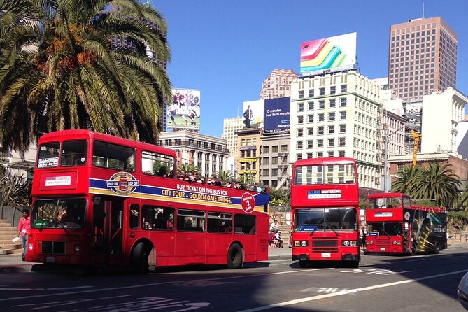 Hop-On Hop-Off Deluxe Bus Tour of San Francisco: 2 Days, 20 Stops - Union Square (Stop 1): start with shopping and cable energy