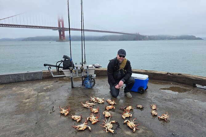 Learn to Catch and Cook Crab under Golden Gate Bridge SF - From pier to plate: cooking your crab right on-site