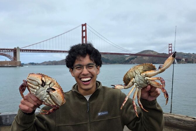 Learn to Catch and Cook Crab under Golden Gate Bridge SF - Meet at Torpedo Wharf: what to expect when you arrive