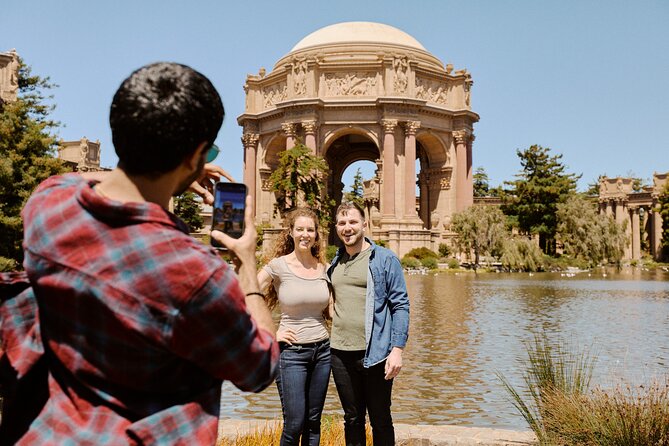 Official Alcatraz Tour with SF City, Muir Woods & Sausalito - Pacific Heights, the Presidio, and Fort Point: the Golden Gate from multiple angles