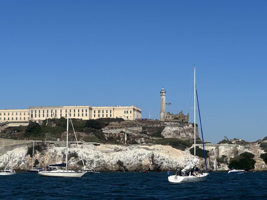 SAN FRANCISCO: (2hr) Interactive Sailing Experience - Alcatraz close-up and marine-life viewing by sail