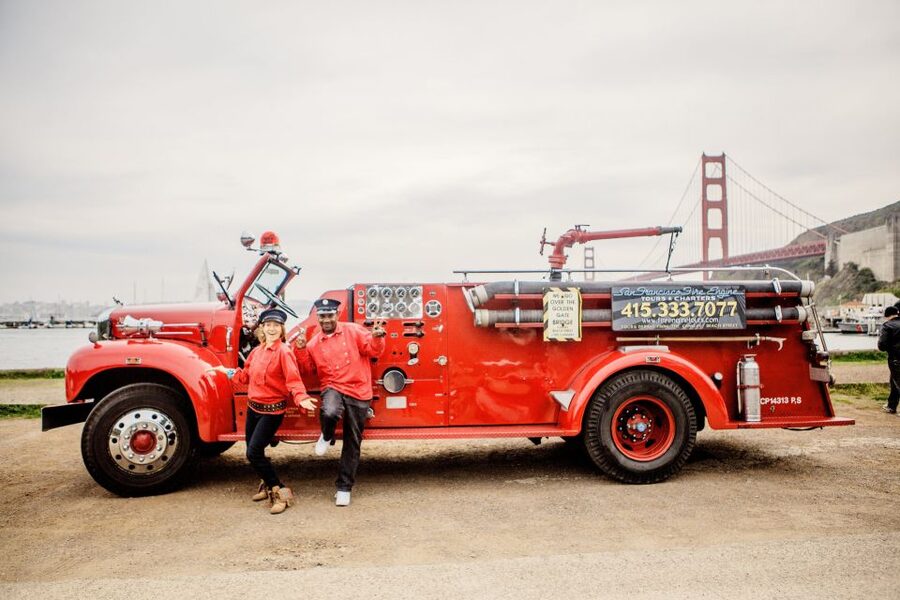 San Francisco Bay: 90-Minute Fire Engine Tour - Sausalito and Fort Baker Photo Stop
