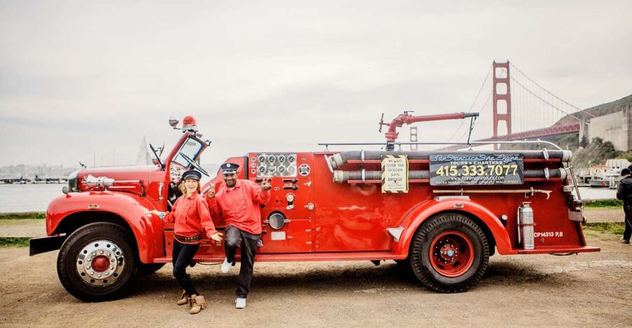 San Francisco Bay: 90-Minute Fire Engine Tour - Your Route From Fishermans Wharf to the Presidio