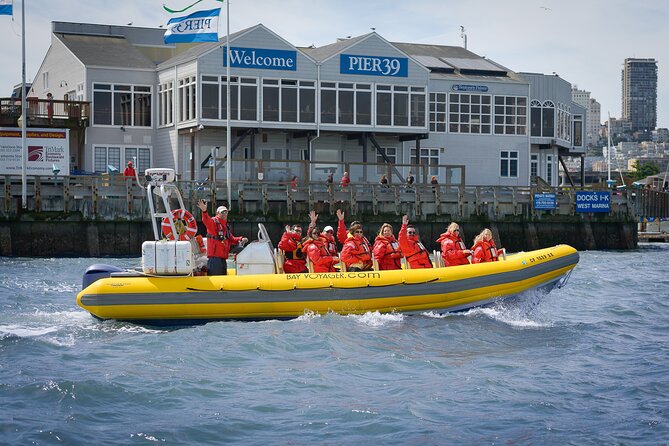 San Francisco Bay Adventure Sightseeing Cruise - Riding a rigid inflatable boat from Pier 39