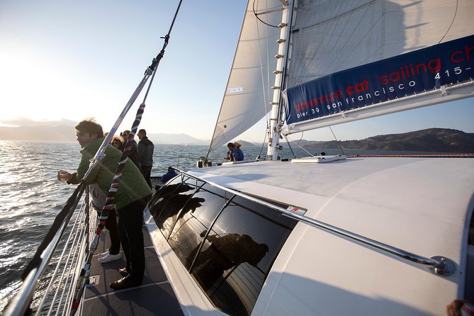 San Francisco Bay Sunset Catamaran Cruise - Golden Gate Bridge at sunset: best viewing strategy
