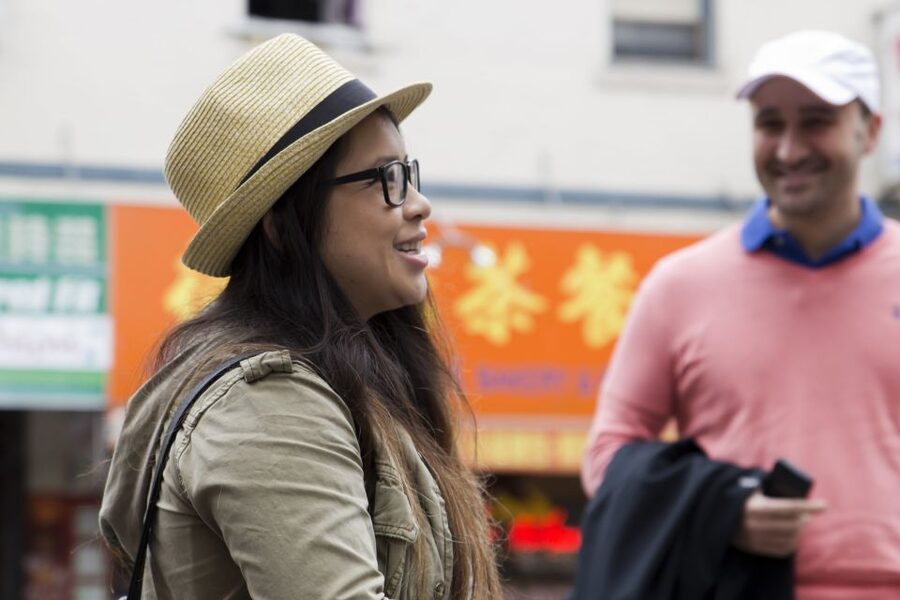San Francisco: Chinatown Walking Food Tour - New Hollywood Bakery: buttery cha siu pork buns as the first comfort hit