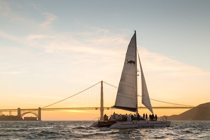 San Francisco City Lights Sail - Nighttime SF hits different from the water