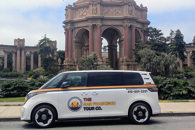 San Francisco City Tour in EV Volkswagen Van - Chinatown and North Beach on the same day: two identities, one easy comparison