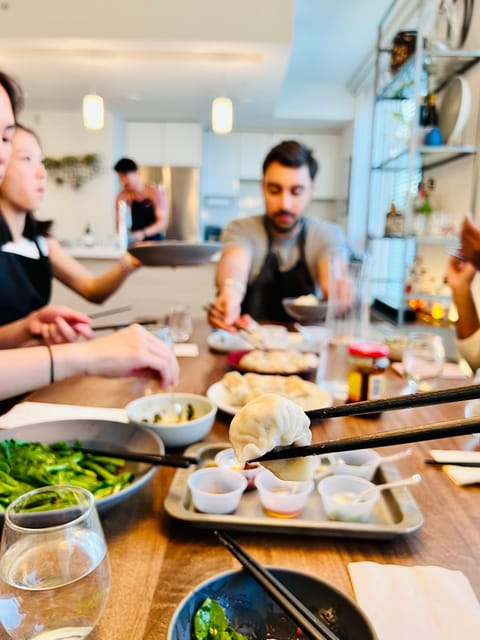 San Francisco: Dumpling Cooking Class & 3-Course Dinner - Making dumpling dough: knead, rest, and build confidence
