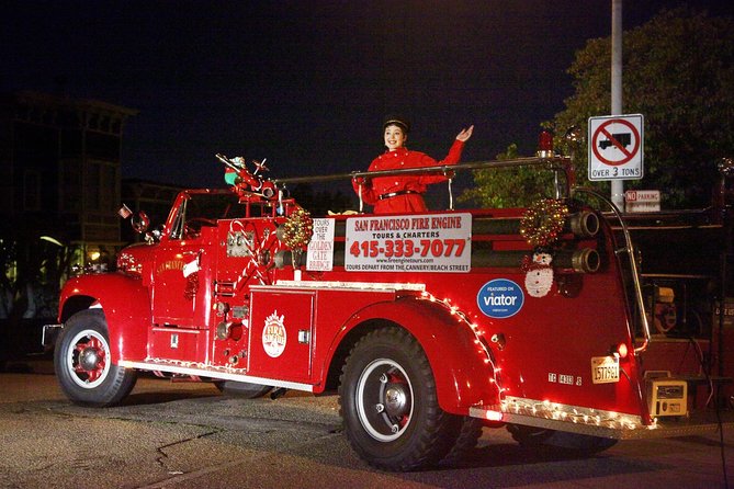 San Francisco Fire Engine Holiday Lights Tour - A Fire Engine Gives San Francisco a Holiday Spin