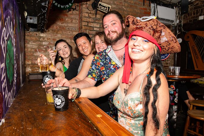 San Francisco Ghosts Boos and Booze Haunted Pub Crawl - Old Ship Saloon: a 10-minute drink stop with real-world suffering in the background