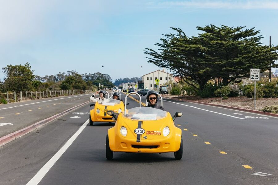 San Francisco: Golden Gate Bridge and Lombard GoCar Tour - Palace of Fine Arts photo stop: a calm pause before Lombard chaos