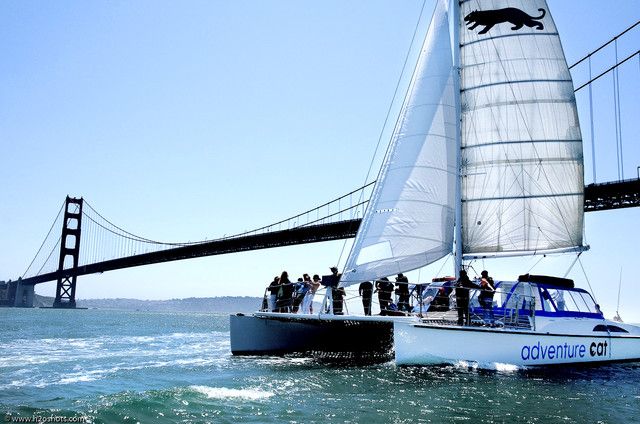 San Francisco: Golden Gate Bridge Catamaran Cruise - Where to stand on deck: protected views or canvas-and-waves fun