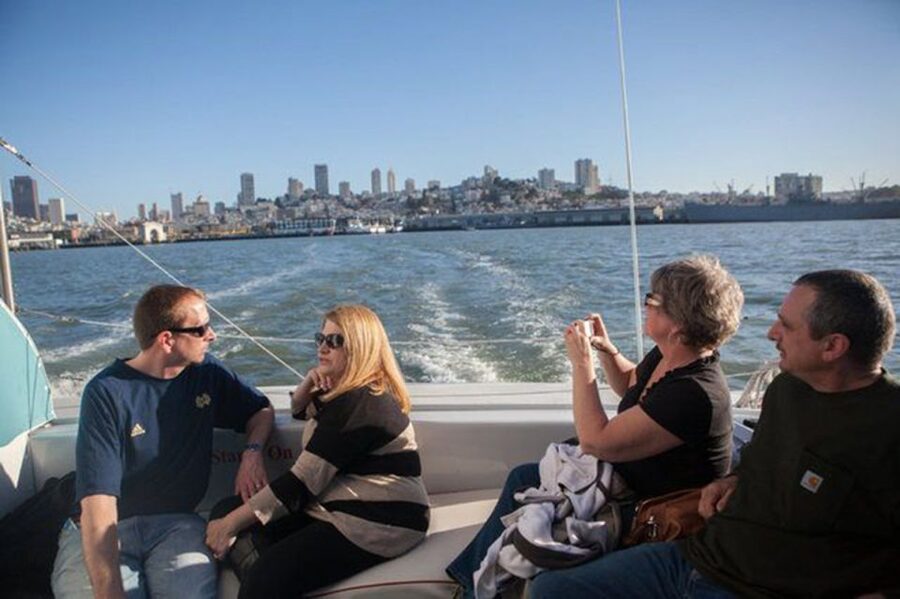 San Francisco: Golden Gate Bridge Catamaran Cruise - Under the Golden Gate Bridge: close enough to feel it