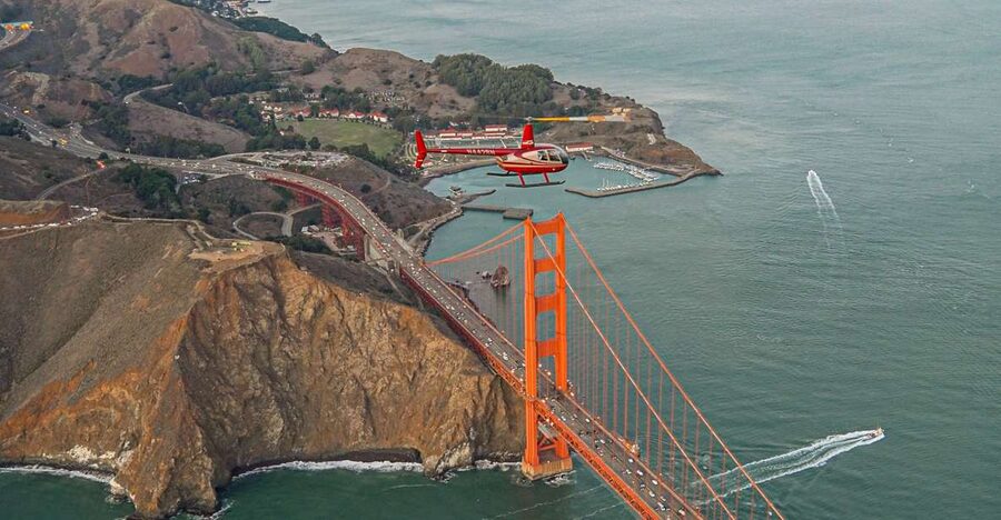 San Francisco: Golden Gate Helicopter Adventure - From Sausalito to the Sky: The 30-Minute “Best of SF” Format