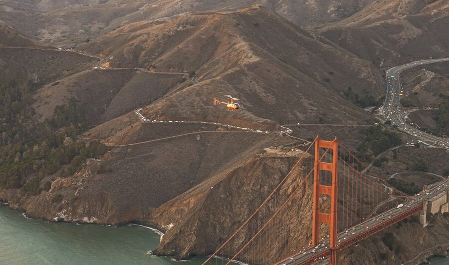 San Francisco: Golden Gate Helicopter Adventure - The Photo Moment: Golden Gate Bridge From the Best Seat in the House