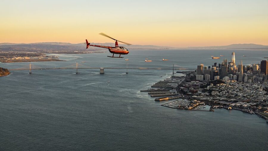 San Francisco: Golden Gate Helicopter Adventure - Crissy Field, Downtown, and Oracle Park: SF’s Real Mix of Bay and City