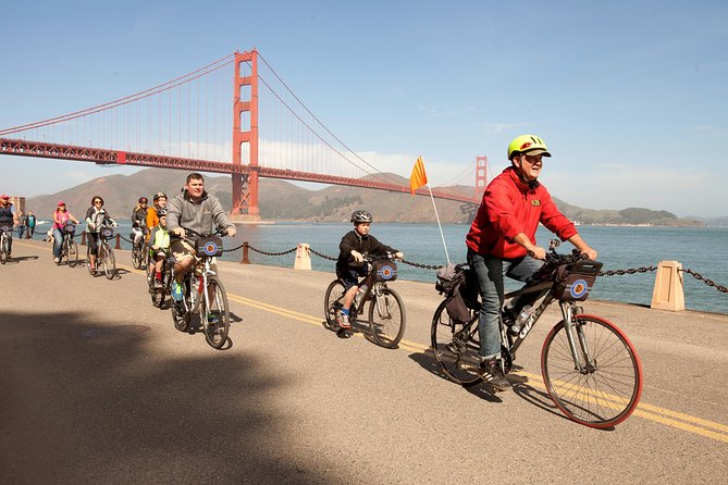 San Francisco Golden Gate To Sausalito Bike Tour - Entering The Tour Flow From Fisherman’s Wharf