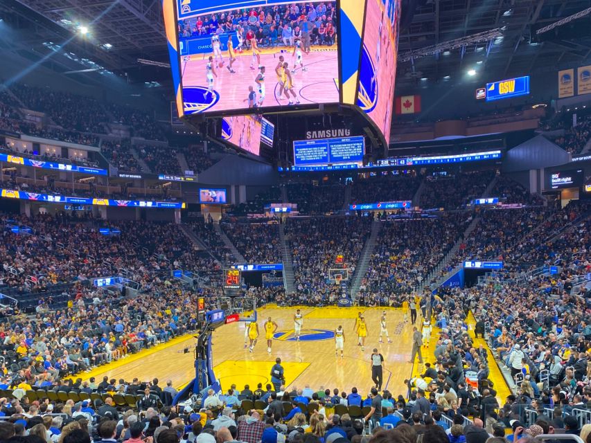 San Francisco: Golden State Warriors Basketball Game Ticket - Inside the arena: the viewing experience from assigned seats