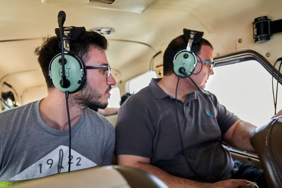 San Francisco: Greater Bay Area Seaplane Tour - Stinson Beach from the sky: wide sand and open water