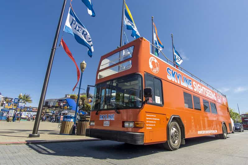 San Francisco: Hop-On Hop-Off Tour with Optional Night Tour - Ghirardelli Square and Fisherman’s Wharf: Big Waterfront Energy