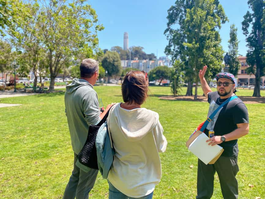 San Francisco: Mission District Food Tour with 6 Tastings - Meeting with the orange umbrella and pacing tips