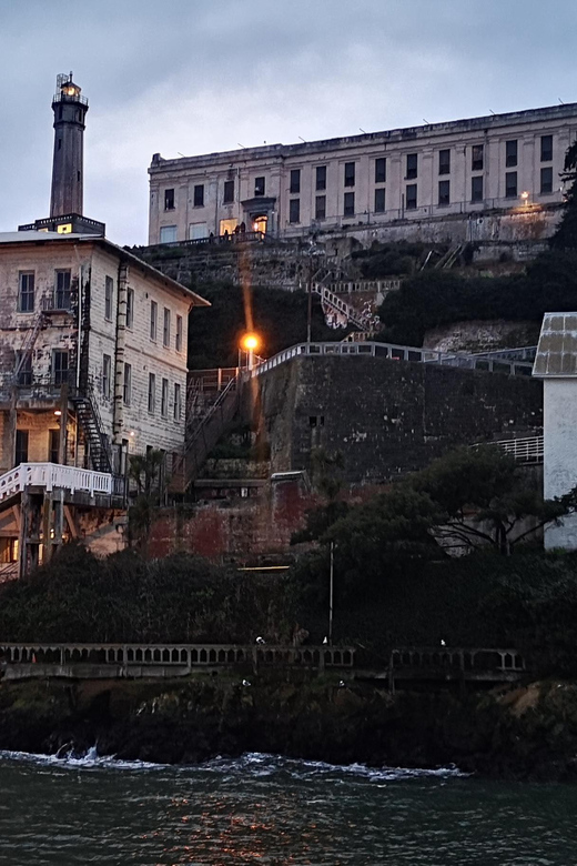 San Francisco: Muir Woods, Sausalito, & Alcatraz Night Tour - The ferry to Alcatraz at night: live narration and an around-the-island feel