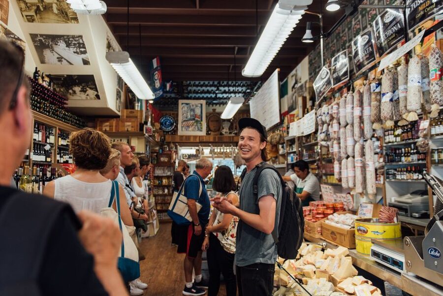 San Francisco: North Beach & Chinatown Food History Tour - Start Under the Transamerica Pyramid: where the tour begins and why it works