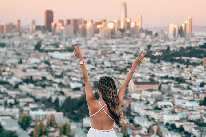 San Francisco Private Car Tour: Instagram's Most Famous Spots - The 163-step San Francisco Bay mosaic and Twin Peaks for elevation