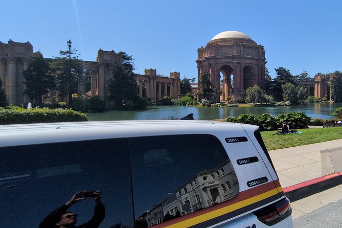 San Francisco Private City Tour in New EV Volkswagen Van - Entering San Francisco from a modern electric van