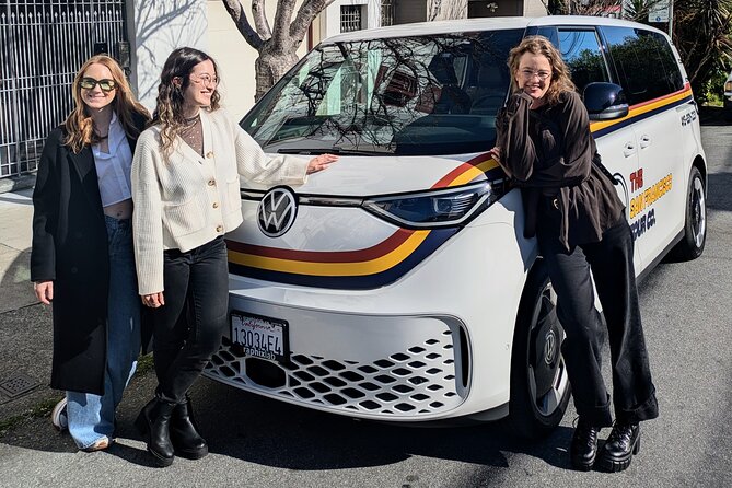San Francisco Private City Tour in New EV Volkswagen Van - Pickup meets the city: finding the van fast