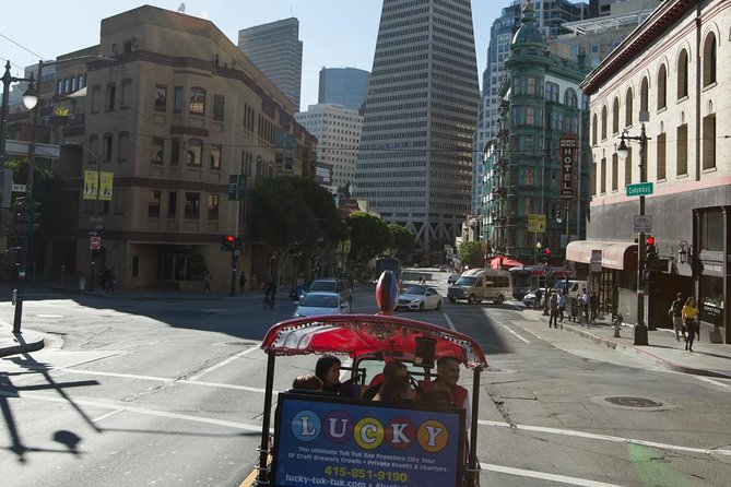 San Francisco Private Group City Tour - Lucky Tuk Tuk - Hyde Street Pier to the Marina: start with the water views