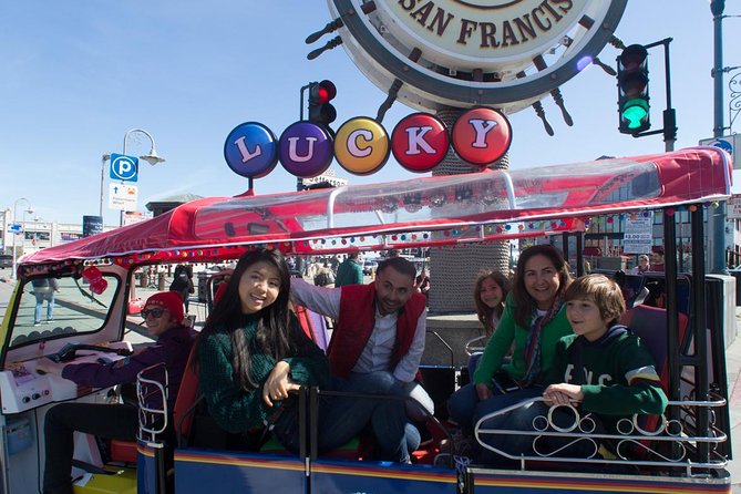 San Francisco Private Group City Tour - Lucky Tuk Tuk - Fort Point and the bridge area: the best close-up angle
