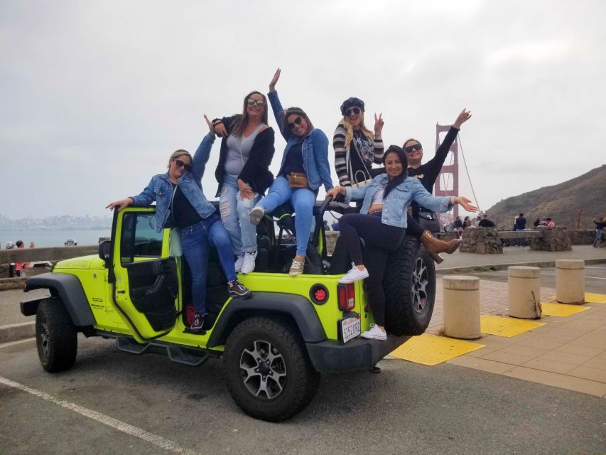San Francisco: Private Sunset or Night Jeep Tour (max 6) - Open-air Jeep rides: better photos, better city feelings