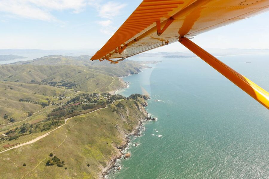 San Francisco: Seaplane Flight with Champagne - The route you’ll remember: Alcatraz, Wharf sights, Aquatic Park, and Angel Island