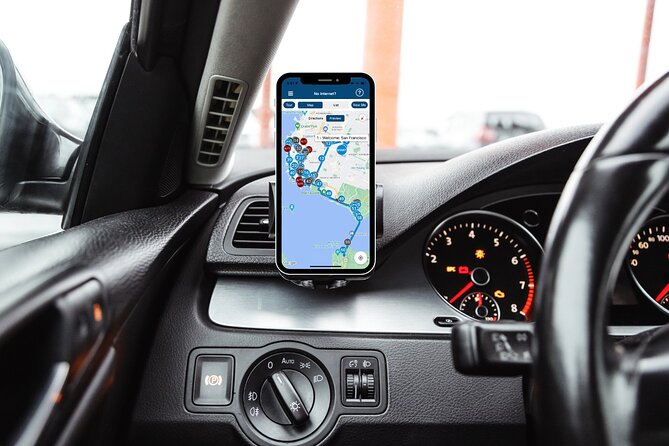 San Francisco Self-Guided Audio Drive: Explore at Your Own Pace - What you’re buying: 43+ stories, 3 to 4 hours, and lifetime use