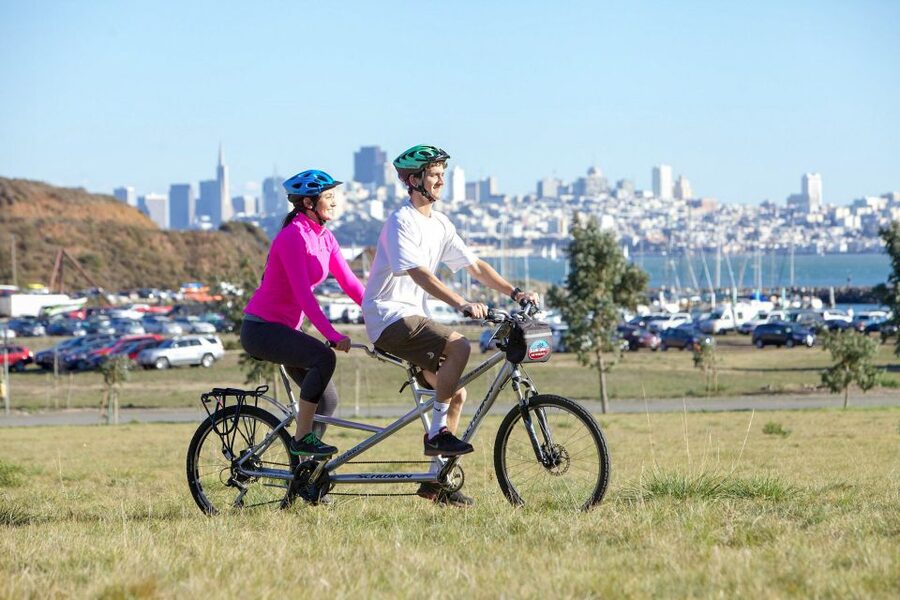 San Francisco: Self-Guided Bike Rental - Mill Valley by bike: houseboats, marshlands, and Old Mill Park redwoods