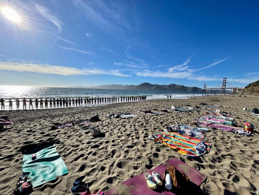 San Francisco: Silent Disco Yoga at Baker Beach - Sunset Groove, Morning Groove, Sunday Soul Flow: picking your vibe