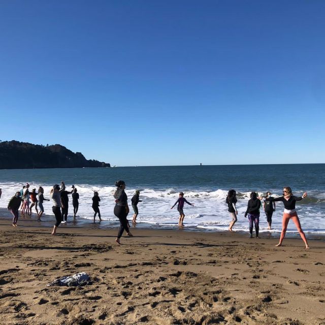 San Francisco: Silent Disco Yoga at Baker Beach - What the 75–90 minutes feel like on Baker Beach